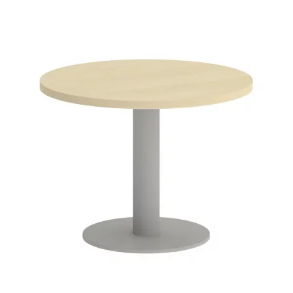 Стол журнальный круглый ХОМЕ ОФФИCЕ ВР.СП-5-60.1Г Клен/Серый металл / HOME OFFICE VR.SP-5-60.1G_0