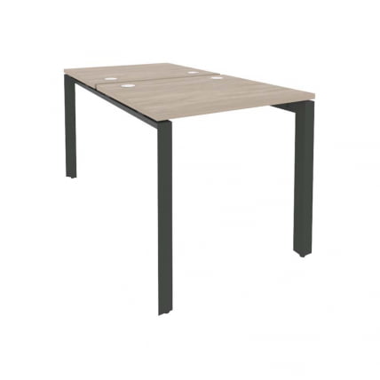 Рабочая станция на П-образном м/к ОНИКС О.МП-Д.РС-2.0.7 Дуб Аттик/Антрацит / ONIX O.MP-D.RS-2.0.7_0