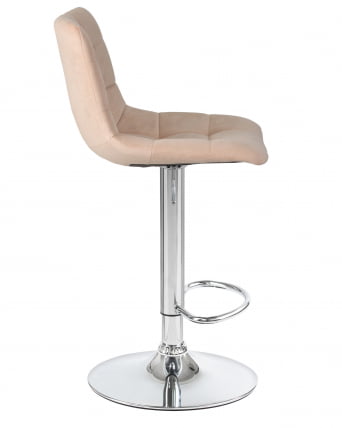 Стул барный ДОБРИН ТАИЛОР Бежевый велюр МДЖ9-10 / DOBRIN TAILOR MJ9-10_2