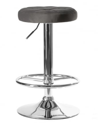 Табурет барный ДОБРИН БРУНО (серый велюр (МДЖ9-75)) 2 шт / DOBRIN BRUNO (MJ9-75))_2