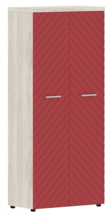 Шкаф с глухими дверьми и топом Торр ЛУКС ТЛХC 85.1 Сосна Эдмонд Красный / Torr LUX TLHC_0
