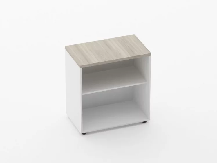 Тумба открытая Дека 9.01.07 Дуб Сантана светлый/Белый / Deka_0