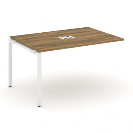 Проходной наборный элемент переговорного стола CОНCЕПТ CН.НПРГ-013 Сандал Янтарный Белый / CONCEPT CN.NPRG-013_0