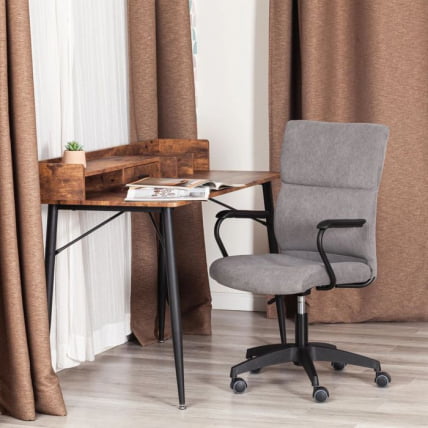 Кресло БЕНЕФИТ флок , серый, 29 / BENEFIT_6