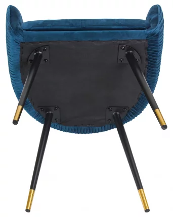 Стул обеденный ДОБРИН МАРЙ Синий велюр 1922-20 / DOBRIN MARY_7