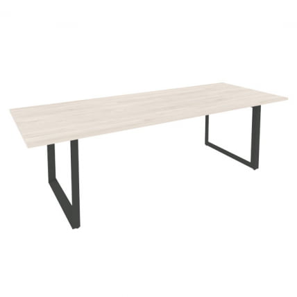 Стол переговорный на О-образном м/к ОНИКС О.МО-ПРГ-25 Денвер Светлый/Антрацит / ONIX O.MO-PRG-25_0