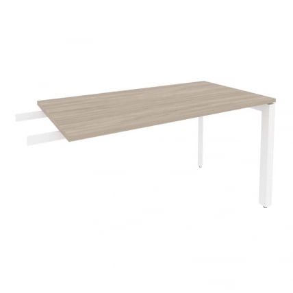 Брифинг-приставка на П-образном м/к ОНИКС О.МП-БР-13 Дуб Аттик/Белый / ONIX O.MP-BR-13_0