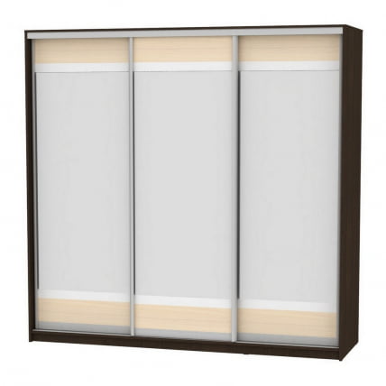 Шкаф-купе Б-230х235х60-3(Венге-ДМ-Д10Д10Д10) / B-230х235х60-3(Венге-ДМ-D10D10D10)_0