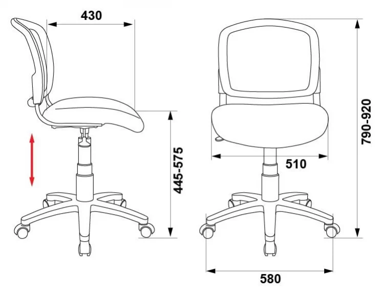 Кресло офисное Бюрократ CХ-296НКС/Нео Блаcк / CH-296NX/Neo Black_5