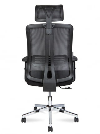 Кресло офисное ТЕМА СХРОМЕ 2Д Черный / TEMA СHROME 2D_2