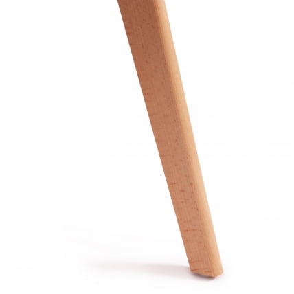 Стул ТУЛИП СОФТ (мод. 74) / 1 шт. в упаковке вельвет/дерево , 54 х 47 х 83 см , коралловый (ХЛР 44)/натуральный / TULIP SOFT (mod. (HLR_7