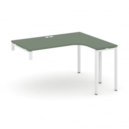 Стол-надставка на опорную тумбу (правый) CОНCЕПТ CН.ОСАН-003(Р) Сандал Янтарный Белый / CONCEPT CN.OSAN-003(R)_0