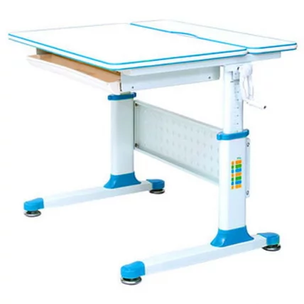 Парта растущая РИФФОРМА Комфорт-80 Белый Голубой / RIFFORMA Comfort-80_0