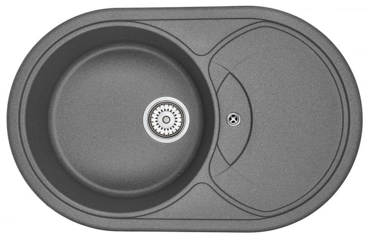 Кухонная мойка ГРАНУЛА 7801 Графит / GRANULA_0