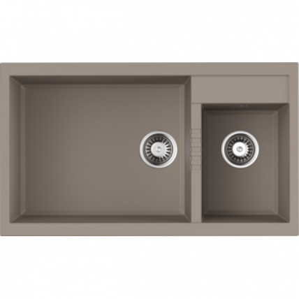 Мойка Омоикири Тедори 86-2-Лб-Са Тетогранит/Бежевый / Omoikiri Tedori 86-2-Lb-Sa Tetogranit/Бежевый_0