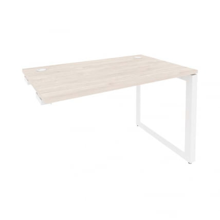Стол-приставка на О-образном м/к к опорным элементам ОНИКС О.МО-СПР-2.7 Денвер Светлый/Белый / ONIX O.MO-SPR-2.7_0