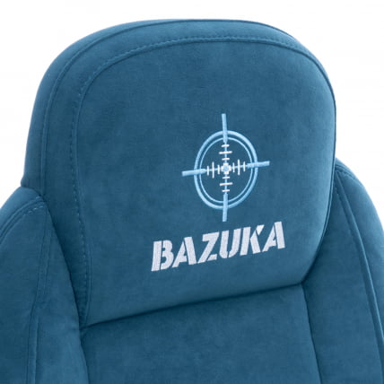 Кресло геймерское БАЗУКА металБЛ велюр, синий, 32 / BAZUKA metalBL_10