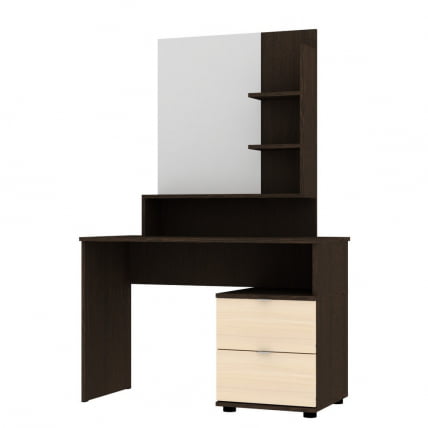 Туалетный столик Алиса(C3)1524х1001х459сторцевойручкой(Венге-ДМ) / Алиса(C3)1524х1001х459сторцевойручкой(Венге-ДМ)_0