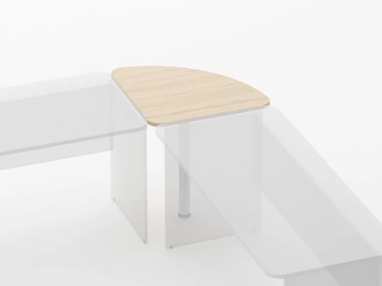 Приставка угловая Глассй 2.16 Туя / Glassy_1