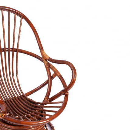 Кресло вращающееся ФЛОРЕС 5005 /без подушки/ Пекан (орех) / FLORES Pecan_3