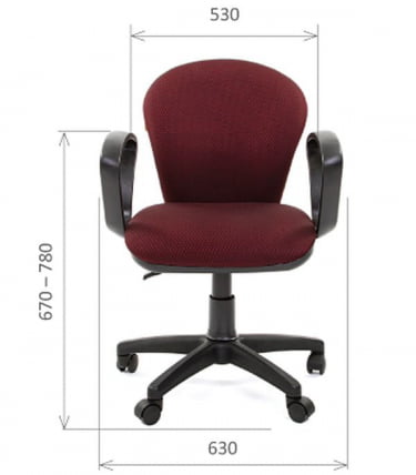 Офисное кресло для оператора CХАИРМАН 684 ДЖП НЕВ ТВ11 Черное / CHAIRMAN JP NEW TW11_4