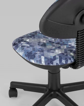 Кресло компьютерное детское УМКА абстракция Синий_6