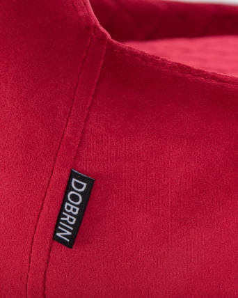 Стул барный ДОБРИН CХРИСТИАН 75 Бордовый велюр В108-85 / DOBRIN CHRISTIAN V108-85_8