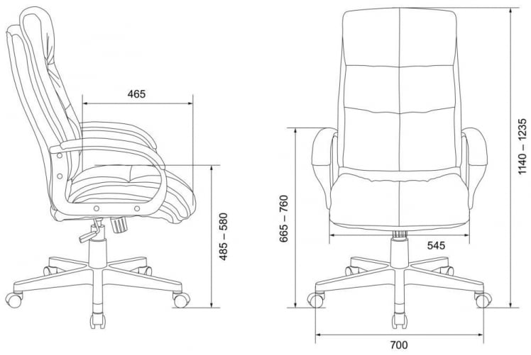 Кресло руководителя Бюрократ CХ-824 Песочный Лигхт-21 / CH-824 Light-21_2