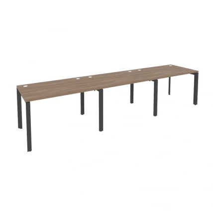 Рабочая станция на П-образном м/к ОНИКС О.МП-РС-3.2.8 Дуб Аризона/Антрацит / ONIX O.MP-RS-3.2.8_0