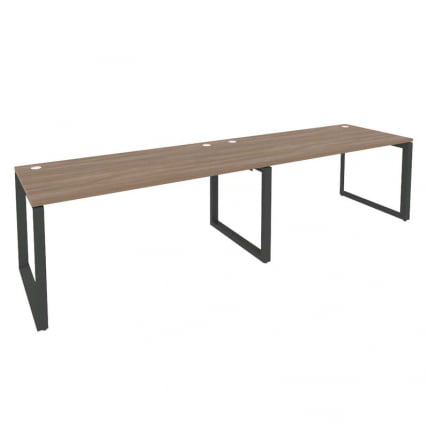 Рабочая станция на О-образном м/к ОНИКС О.МО-РС-2.4.8 Дуб Аризона/Антрацит / ONIX O.MO-RS-2.4.8_0