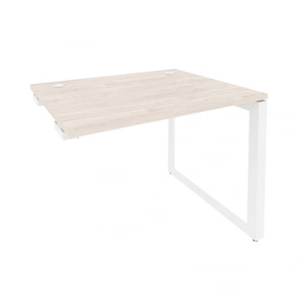 Стол-приставка на О-образном м/к к опорным элементам ОНИКС О.МО-СПР-1.8 Денвер Светлый/Белый / ONIX O.MO-SPR-1.8_0