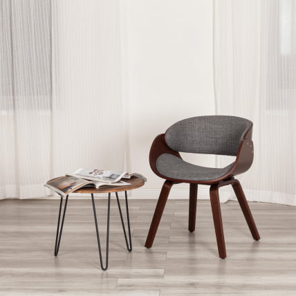 Стул ЛАНДО (мод.8036) дерево / ткань, 59х53х75 см, орех/серый, Аимкаса 28 / LANDO (mod.8036) Aimcasa_11