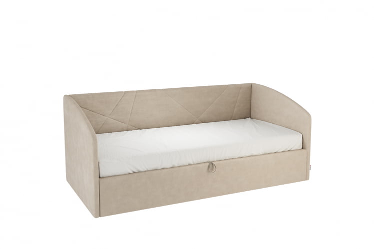 Кровать 0.9 Бест (Софа) КМ.С-15 капучино (велюр) / КМ.S-15_0