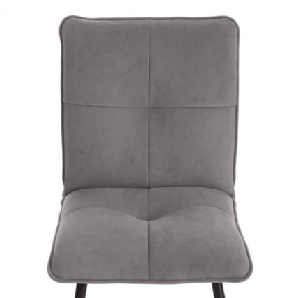 Стул обеденный Свеет велюр, серый/черный, 29, 46х55х88 / Sweet_7