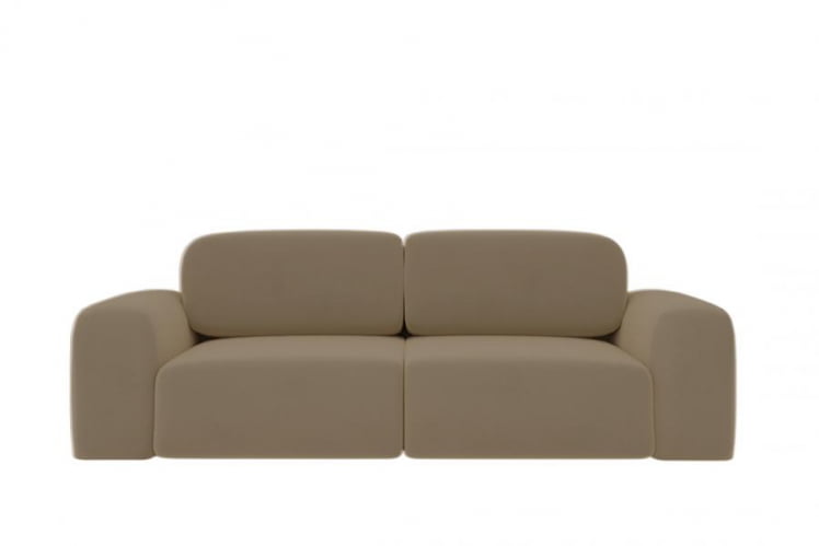 Диван прямой Сунне (Берхоусе) Цвет фасада: Левис 04 велюр; Тип: Прямой; Материал фасада: Металл/Велюр / (Berhouse)_0