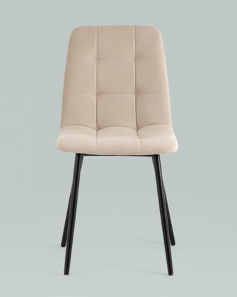 Стул Оливер велюр Бежевый / Oliver_6