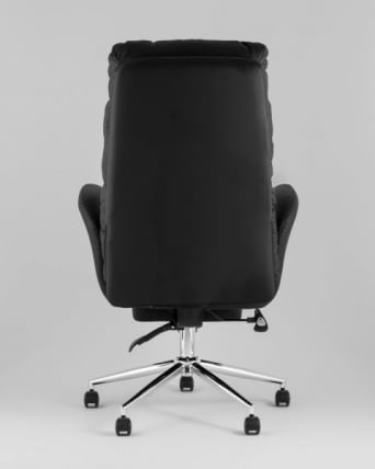 Кресло руководителя ТопЧаирс Солид NC с оттоманкой черный / TopChairs Solid_4