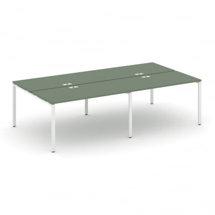 Рабочая станция двухсторонняя на 4 места CОНCЕПТ CН.ДРС-006 Кобо Белый / CONCEPT CN.DRS-006_0