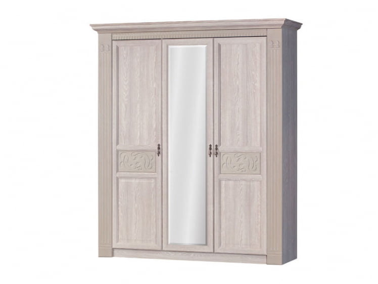 Шкаф трехдверный Лючия 180 Дуб Оксфорд серый_0
