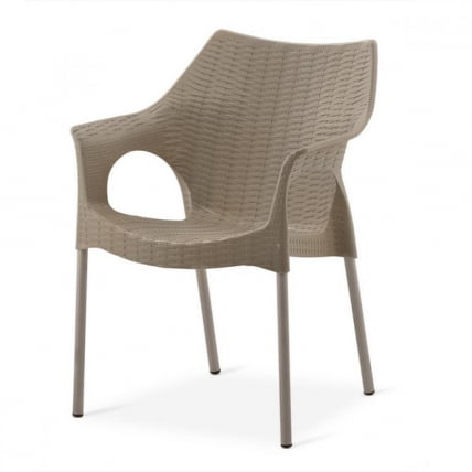 Стул пластиковый КСРБ-066Б Cреам / XRB-066B Cream_0