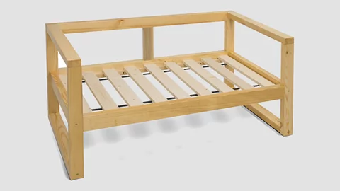 Диван двухместный ДЕмоку Д-2 серебристо-серый_холодный серый / DEmoku_2