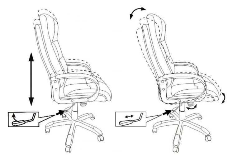 Кресло руководителя Бюрократ CХ-824 Песочный Лигхт-21 / CH-824 Light-21_1
