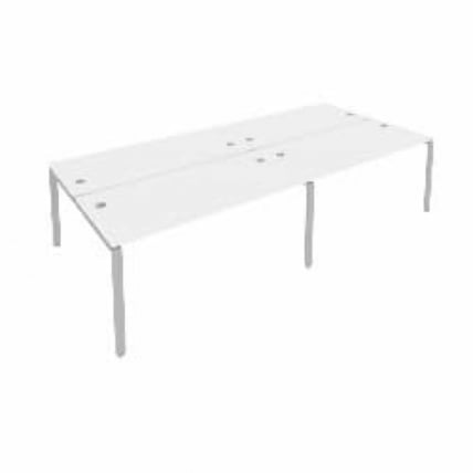 Рабочая станция на 4 раб.места Метал Сйстем Б.СМ-4.4 Белый/Серый / Metal System_0