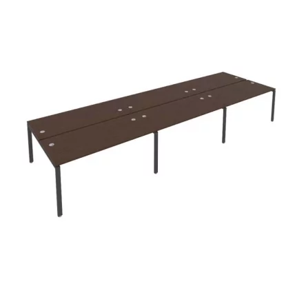 Рабочая станция на 6 раб.места Метал Сйстем Б.СМ-6.4 Венге/Антрацит / Metal System_0