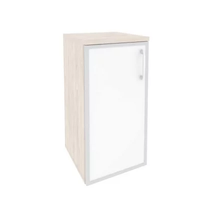 Шкаф низкий узкий левый ОНИКС О.СУ-3.2Р(Л) вхите Денвер Светлый / ONIX O.SU-3.2R(L) white_0