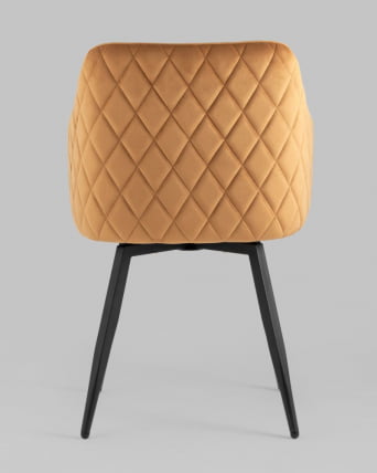 Стул Ника вращающийся велюр Терракотовый_4