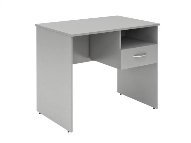 Стол письменный (С-900) Р с правой подвесной тумбой Серый / (S-900) R_0