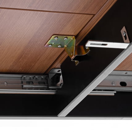 Стол Соната Люкс раздвижной/Соната Лукс екстенсион табле массив сосны, антик/черный, 120-(150)х75х73 см / раздвижной/Sonata Lux extension table_9