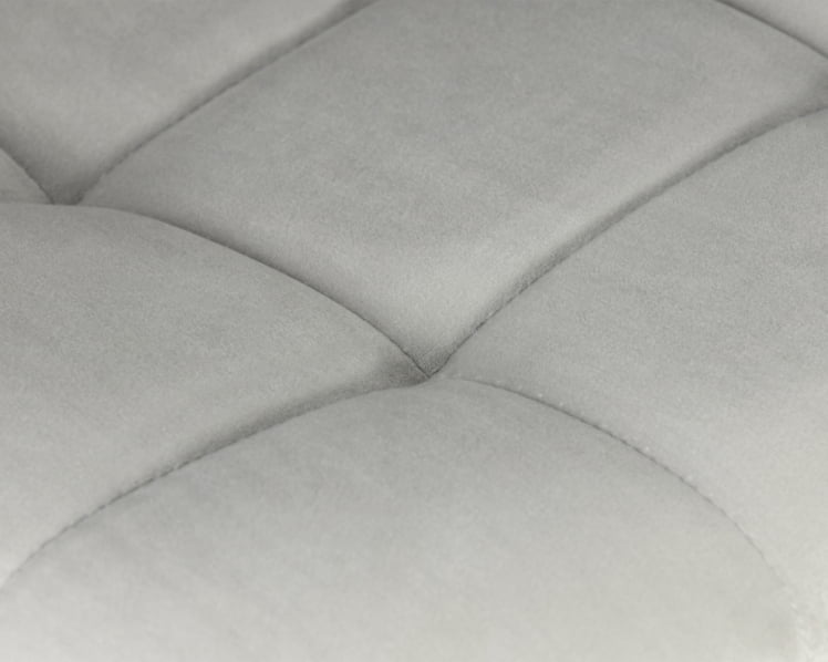 Стул барный ДОБРИН НИCОЛЕ (черные матовые ножки, светло-серый велюр (108-52)) / DOBRIN NICOLE_7