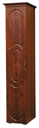 Шкаф однодверный с полками от набора для гостиной Грация 8.1 Вишня Оксфорд глянец_0